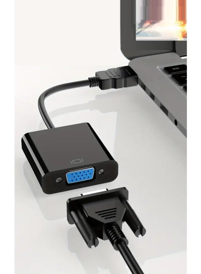 Bright DisplayPort (Male) to VGA (Female) Adapter – 25cm - Image 2